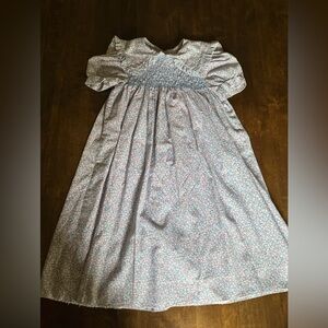 Vintage Polly Flinders Girls 6X Dress Floral Prarie Cottage Party 80s 90s‎